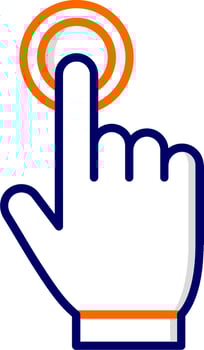 Double Tap Vector Icon