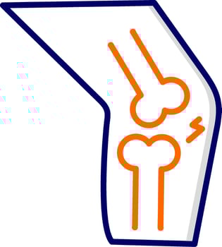 Fracture Vector Icon