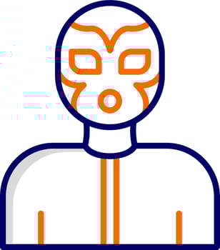 Wrestler Vector Icon