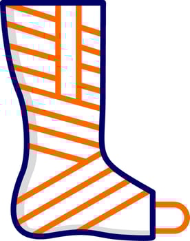 Fracture Vector Icon