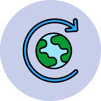 Rotation Vector Icon