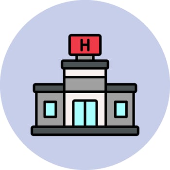 Hospital Vector Icon