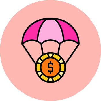 Parachute Vector Icon