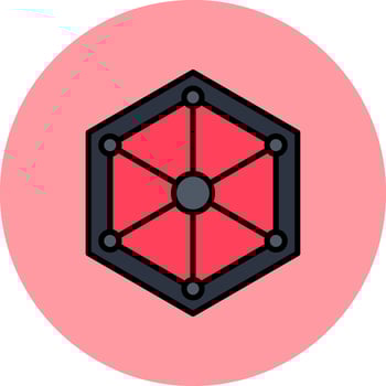 Hexagon Vector Icon