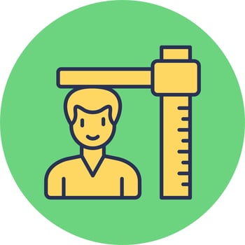 Height Vector Icon