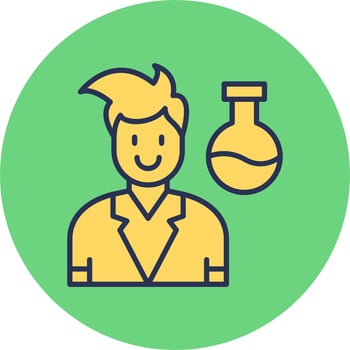 Scientist Vector Icon