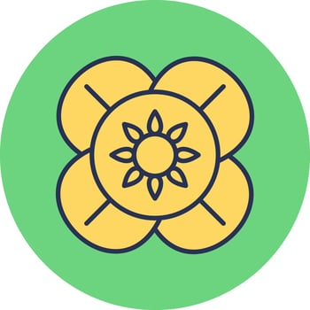 Hibiscus Vector Icon