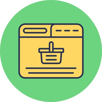 Online Sales Vector Icon