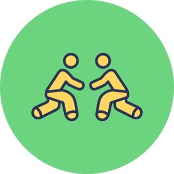 Wrestling Vector Icon