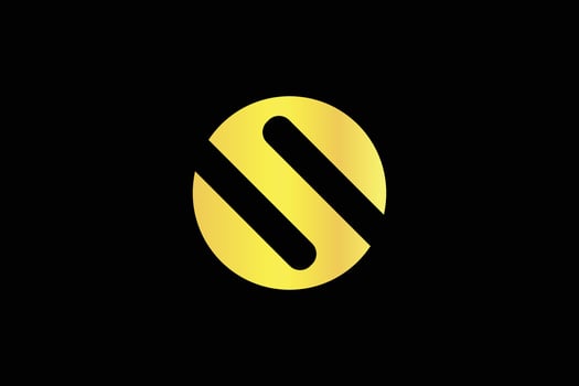 Letter S circle Logo Design Template vector