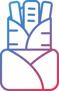 Chimichanga Vector Icon