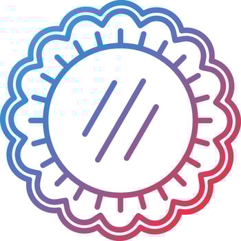 Meat Pie Vector Icon