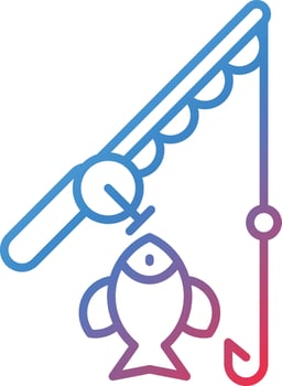 Sport Fishing Vector Icon