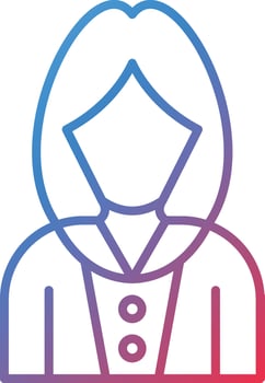Clerk Female Vector Icon