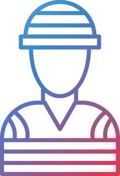 Criminal Male Vector Icon
