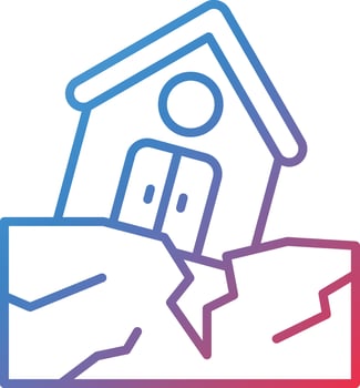 Earthquake Vector Icon