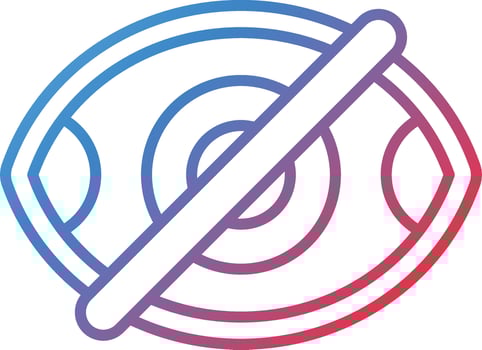 Hiding Vector Icon