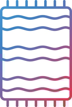 Sleeping Mat Vector Icon