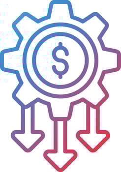Low Startup Cost Vector Icon