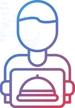 Food Delivery Vector Icon