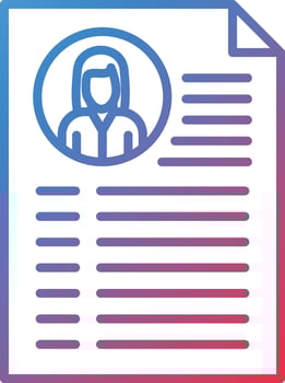 Resume Vector Icon