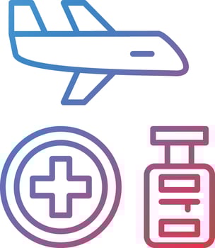 Medical Tourism Vector Icon