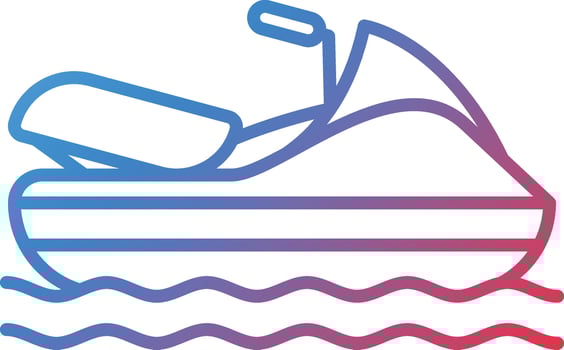 Jet Ski Vector Icon