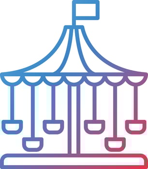 Merry Go Round Vector Icon