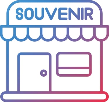 Souvenir Shop Vector Icon