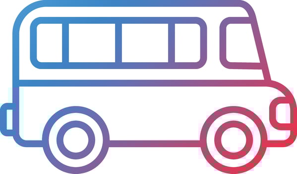 Minivan Vector Icon
