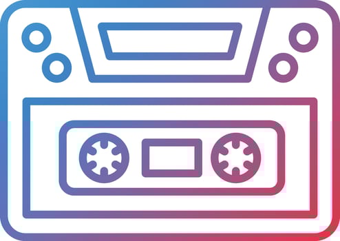 Cassette Vector Icon