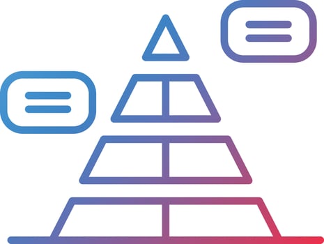 Pyramid Vector Icon