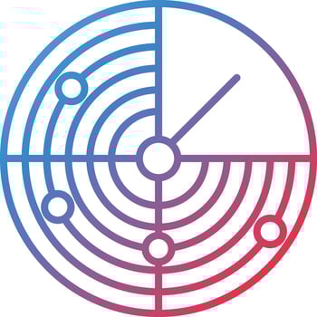 Radar Vector Icon