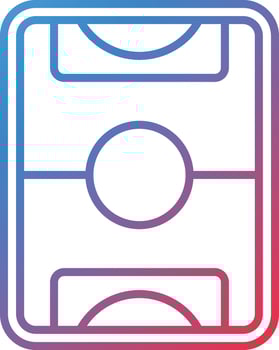 Hockey Field Vector Icon