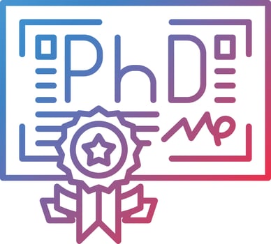 Phd Vector Icon
