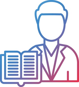 Professor Vector Icon