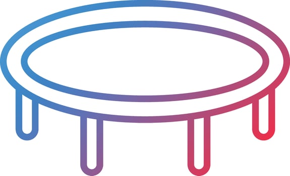 Trampoline Vector Icon