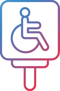 Disabled Parking Vector Icon