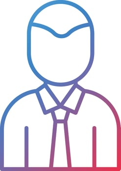 Account Executive Male Vector Icon