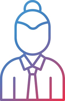 Account Executive Female Vector Icon