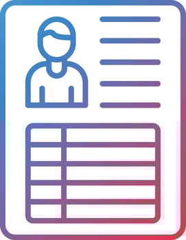 Head Sheet Vector Icon