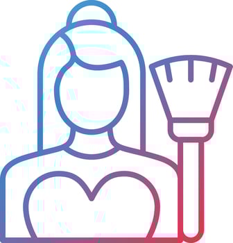 Make Up Artist Female Vector Icon