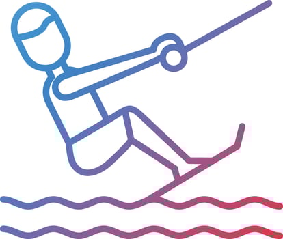 Wakeboarding Vector Icon