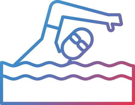 Swimming Vector Icon