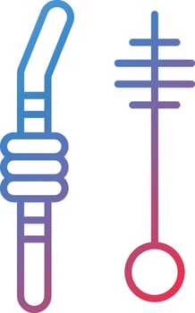 Metal Straw Vector Icon