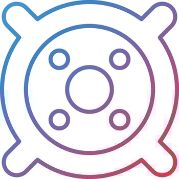 Car Speakers Vector Icon