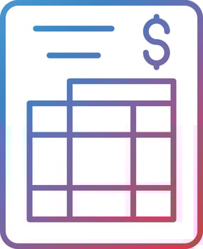 Income Statement Vector Icon