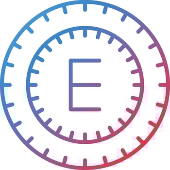 E Shot Vector Icon