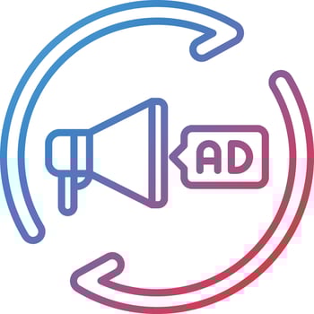 Promotional Mix Vector Icon
