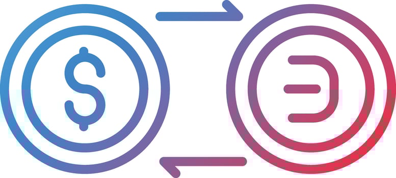 Currency Exchange Vector Icon